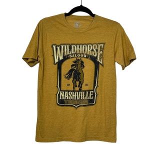 Wildhorse Saloon Nashville Tennessee Mustard Yellow Graphic Print Tee